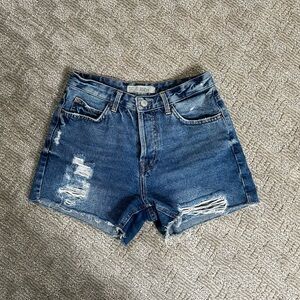 Topshop Moto Jean Shorts